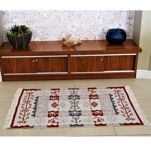 2 Reversible Turkish Accent Rugs - 48" x 32"